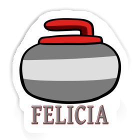 Felicia Autocollant Pierre de curling Image
