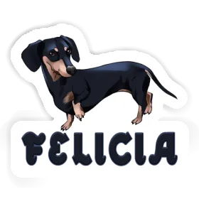 Felicia Autocollant Teckel Image
