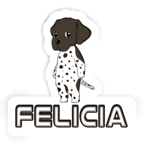 Felicia Autocollant Chien de chasse Image