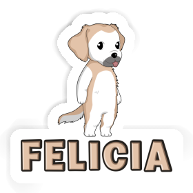 Autocollant Felicia Golden Retriever Image