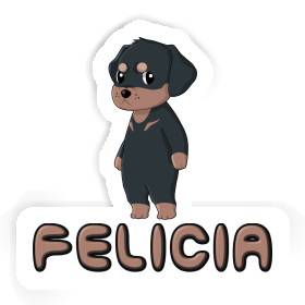 Autocollant Felicia Rottweiler Image