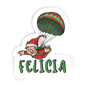 Felicia Sticker Skydiver Image