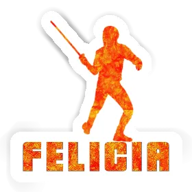 Autocollant Escrimeur Felicia Image