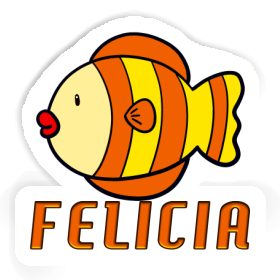 Felicia Autocollant Poisson Image