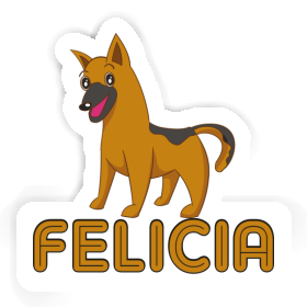 Chien de berger Autocollant Felicia Image