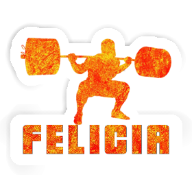 Autocollant Haltérophilie Felicia Image