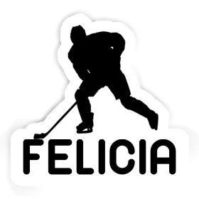 Sticker Eishockeyspieler Felicia Image