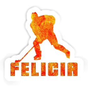Eishockeyspieler Sticker Felicia Image