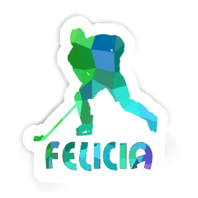 Felicia Sticker Eishockeyspieler Image