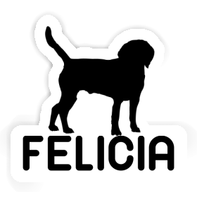 Autocollant Chien Felicia Image