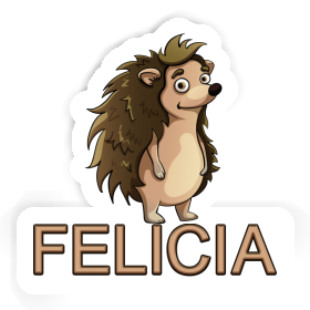 Autocollant Hérisson Felicia Image