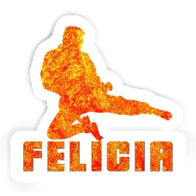 Sticker Felicia Karateka Image