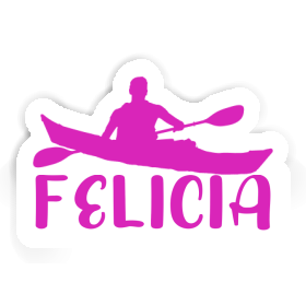 Felicia Autocollant Kayakiste Image