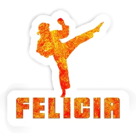 Sticker Karateka Felicia Image