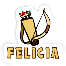 Autocollant Felicia Arc à flèche Image