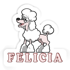 Felicia Autocollant Caniche Image