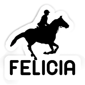 Felicia Autocollant Cavalière Image