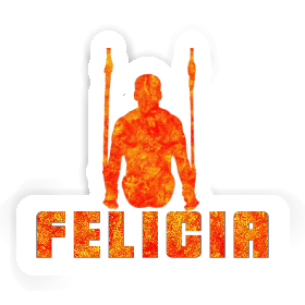 Gymnaste aux anneaux Autocollant Felicia Image