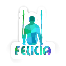 Gymnaste aux anneaux Autocollant Felicia Image