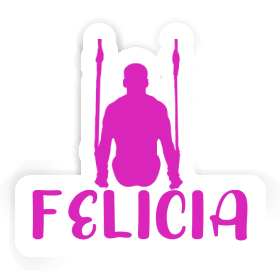 Autocollant Felicia Gymnaste aux anneaux Image