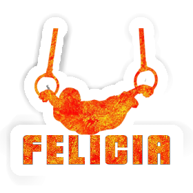 Gymnaste aux anneaux Autocollant Felicia Image