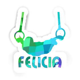 Autocollant Gymnaste aux anneaux Felicia Image