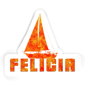 Felicia Aufkleber Segelboot Image