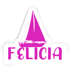 Aufkleber Segelboot Felicia Image