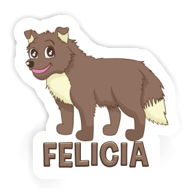 Autocollant Felicia Chien de berger Image