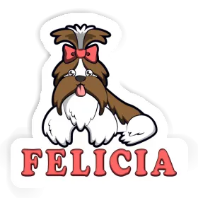 Autocollant Felicia Shih Tzu Image