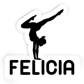 Autocollant Femme de yoga Felicia Image