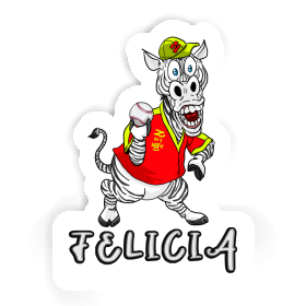 Autocollant Joueur de baseball Felicia Image