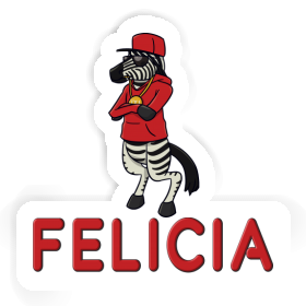 Autocollant Felicia Zèbre Image
