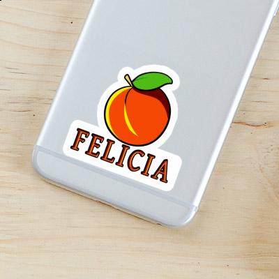 Sticker Felicia Apricot Laptop Image