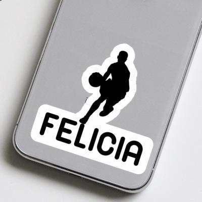 Felicia Sticker Basketball Player Notebook Felicia Sticker Basketball Player Gift package Image