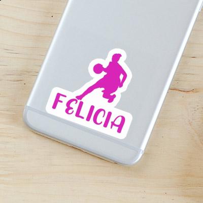 Felicia Sticker Basketball Player Notebook Felicia Sticker Basketball Player Notebook Image