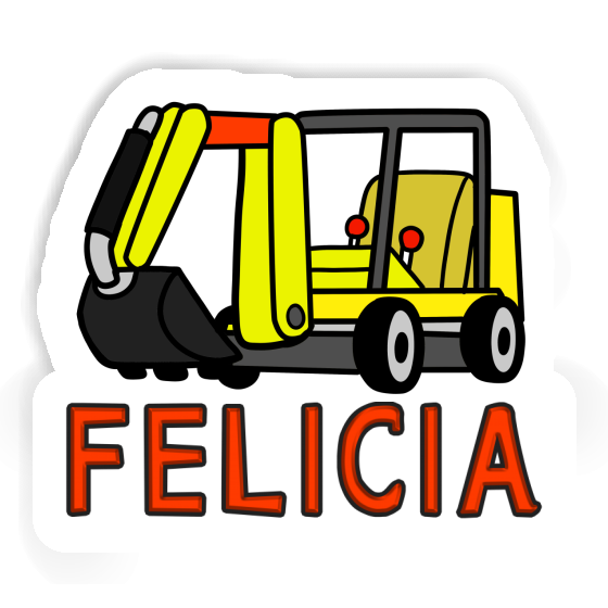 Minibagger Sticker Felicia Notebook Minibagger Sticker Felicia Gift package Image