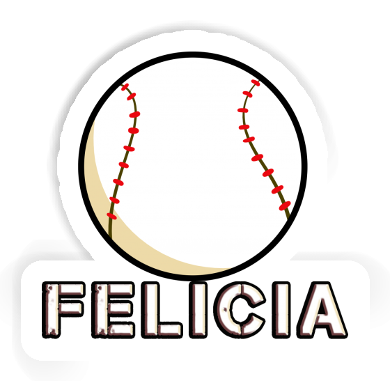 Autocollant Baseball Felicia Image