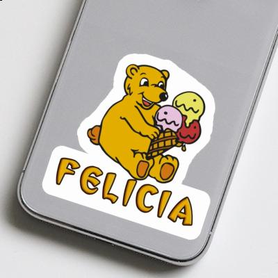 Felicia Autocollant Ours Felicia Autocollant Ours Image