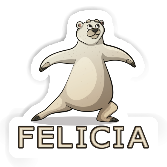 Ours du yoga Autocollant Felicia Gift package Image