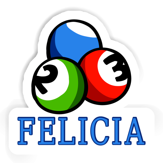 Billardkugel Aufkleber Felicia Image