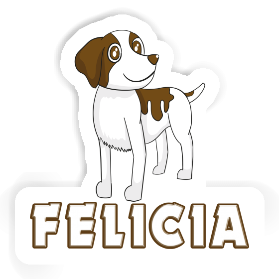 Autocollant Bretagne chien Felicia Notebook Autocollant Bretagne chien Felicia Gift package Image