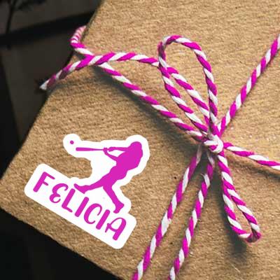 Baseballspieler Sticker Felicia Notebook Baseballspieler Sticker Felicia Notebook Image