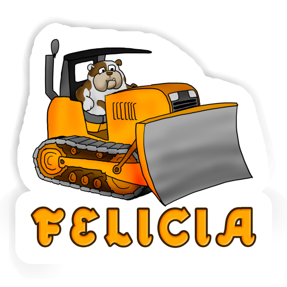 Autocollant Bulldozer Felicia Notebook Autocollant Bulldozer Felicia Notebook Image