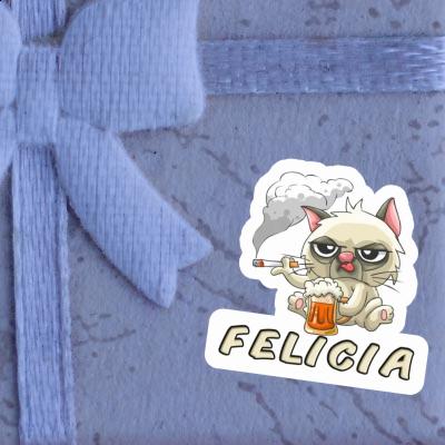 Autocollant Felicia Chat fumeur Notebook Autocollant Felicia Chat fumeur Notebook Image