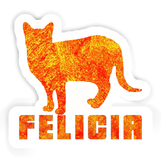 Autocollant Chat Felicia Notebook Autocollant Chat Felicia Gift package Image