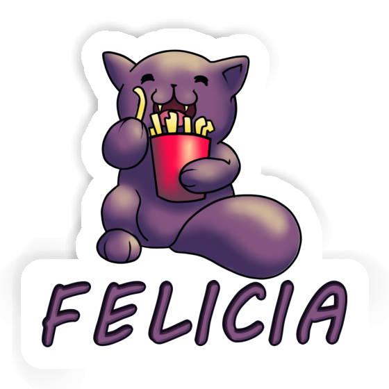 Chat-frites Autocollant Felicia Gift package Image