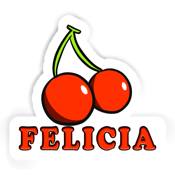 Felicia Autocollant Cerise Felicia Autocollant Cerise Image