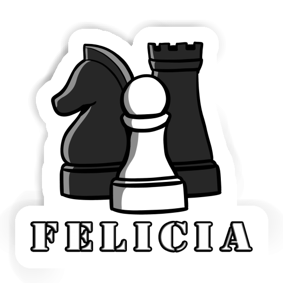 Sticker Felicia Schachfigur Sticker Felicia Schachfigur Image