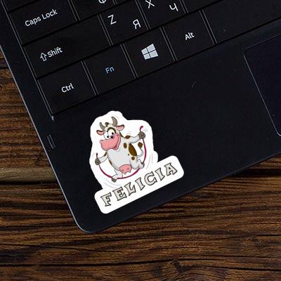 Vache Autocollant Felicia Notebook Image
